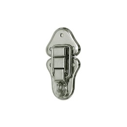 Large Nickel Latch with Padlock Bracket