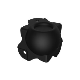 Large Black Female Stackable Ball Corner with 30mm Offset and 0.5mm Radius