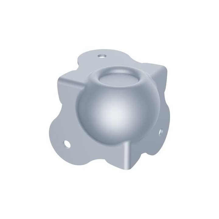 Large PennBrite Female Stackable Ball Corner with 0.5mm Radius
