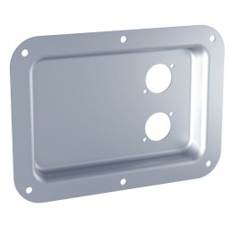 Large PennBrite Dish Punched for 2 x D-Series Connectors