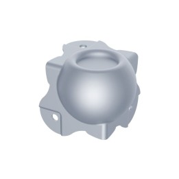 Large PennBrite Female Stackable Ball Corner with 30mm Offset and 0.5mm Radius