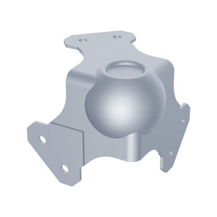 Large PennBrite Female Stackable Heavy Duty Ball Corner with 30mm Offset and 2mm Radius
