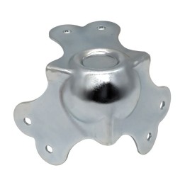 Large PennBrite Female Stackable Heavy Duty Ball Corner with 2.5mm Radius
