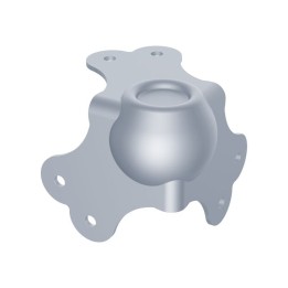 Large PennBrite Female Stackable Heavy Duty Ball Corner with 3mm Radius