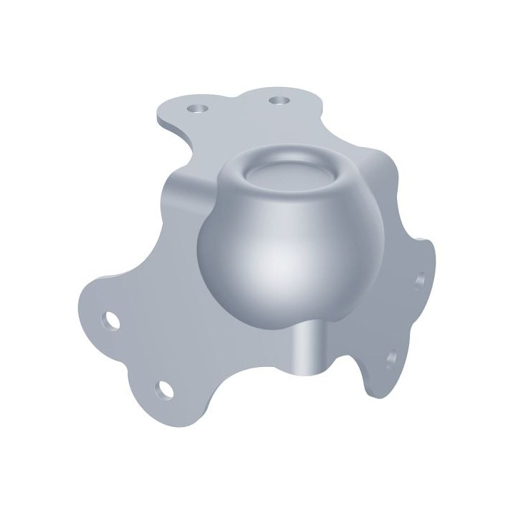 Large PennBrite Female Stackable Heavy Duty Ball Corner with 3mm Radius