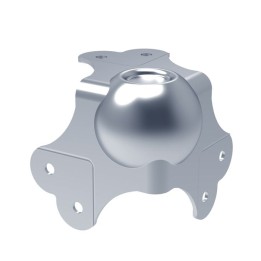Large PennBrite Female Stackable Heavy Duty Ball Corner with 30mm Offset with 5mm Radius