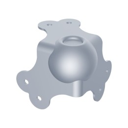 Large PennBrite Female Stackable Heavy Duty Ball Corner with 5mm Radius