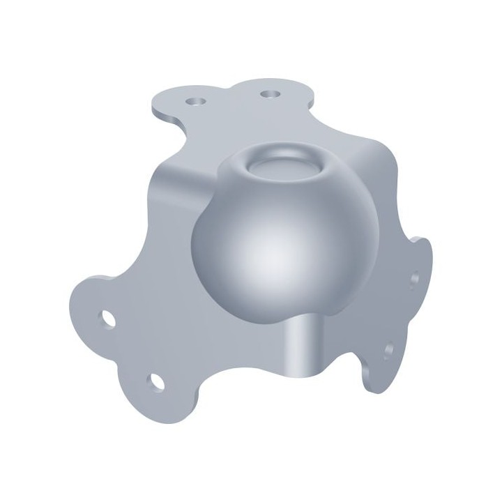 Large PennBrite Female Stackable Heavy Duty Ball Corner with 5mm Radius