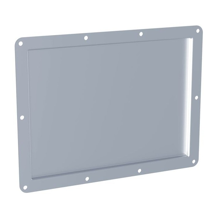 Large PennBrite Recessed Label Dish for Self-Adhesive Tour Labels