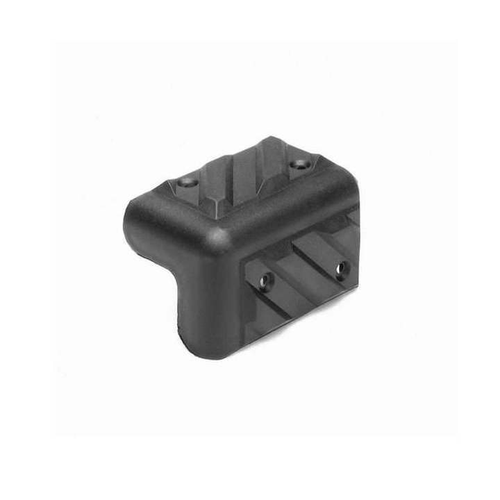 Large Plastic Black Chevron Stacking Corner with 7mm Radius