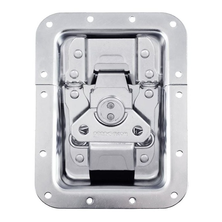 Large Recessed MOL4 Latch with Padlock Brackets in Deep Dish