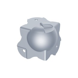 Large Tight Radius Stackable Ball Corner with interlocking cut-outs and 1.5mm Radius