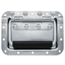 Large Zinc Shallow Recessed Handle with Extended Grip