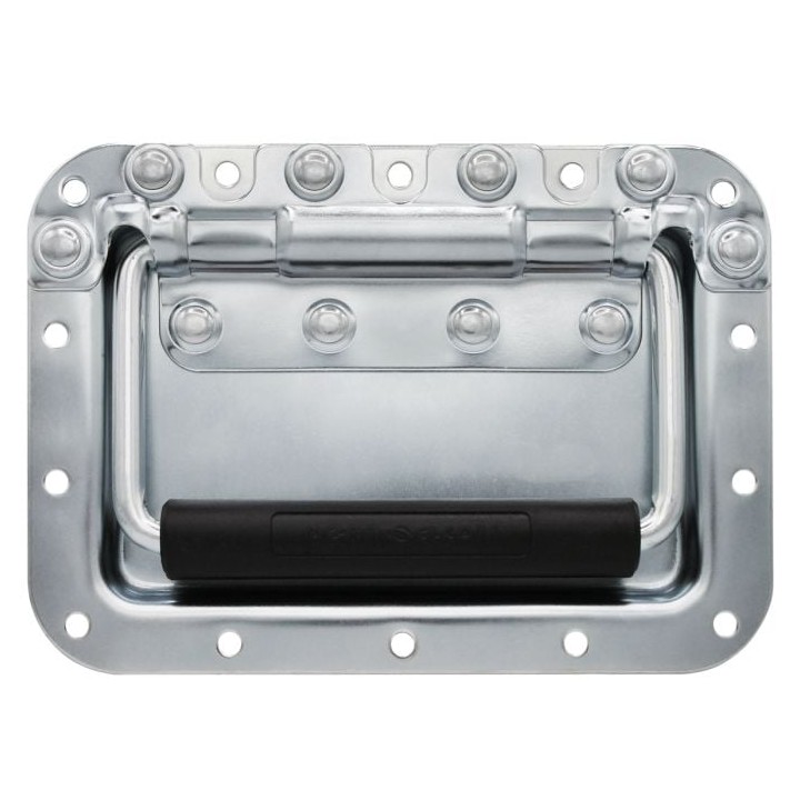 Large Zinc Shallow Recessed Handle with Extended Grip