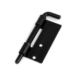 Left Quick Release Spring-Loaded Black Hinge