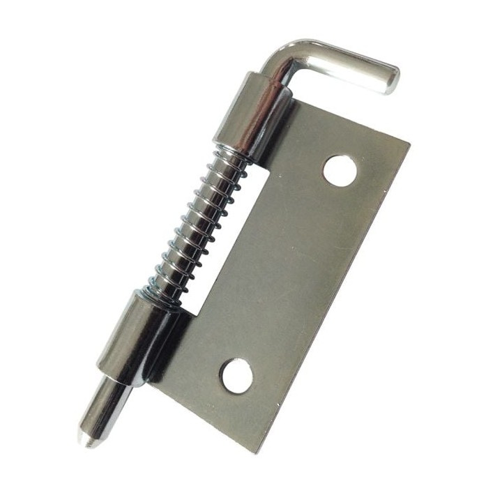 Left Quick Release Spring-Loaded Zinc Hinge