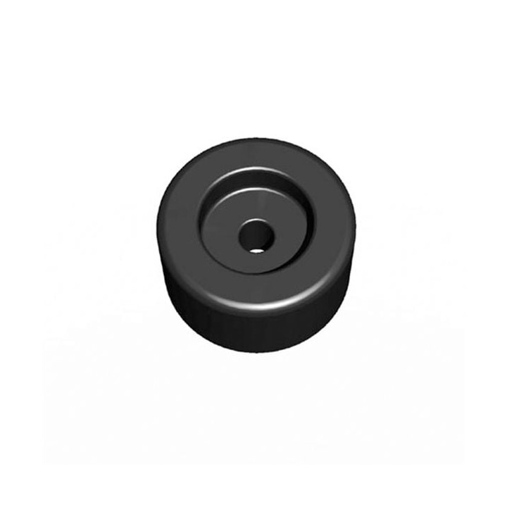 Male Black Plastic Stacking Foot