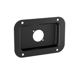 Medium Black Dish Punched for 1 X powerCON TRUE1 Outlet