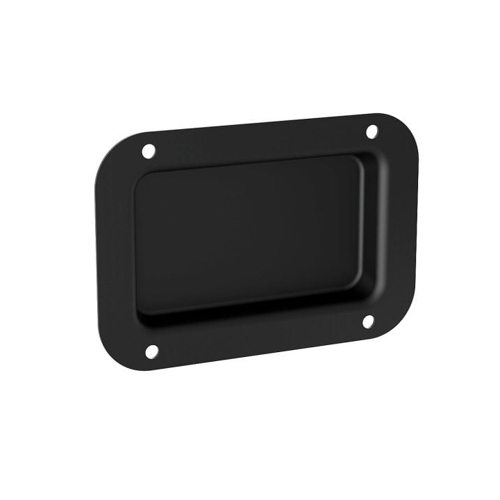 Medium Black Recessed Dish