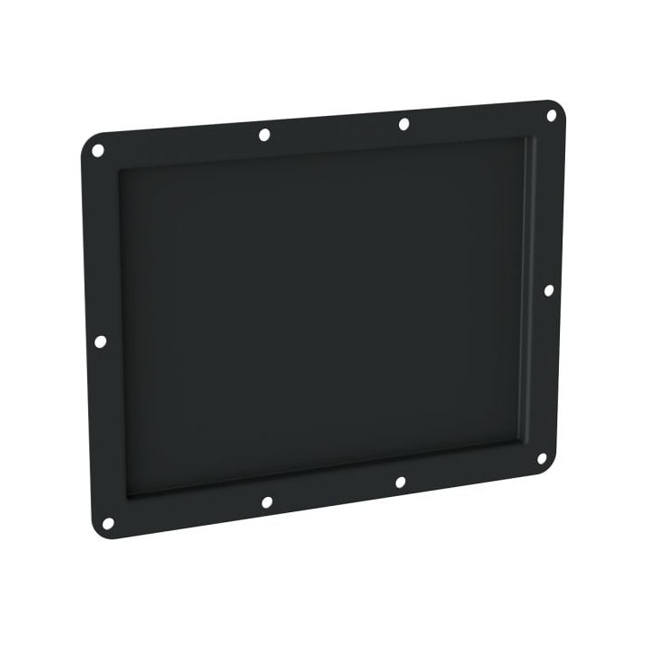 Medium Black Recessed Label Dish for Self-Adhesive Tour Labels