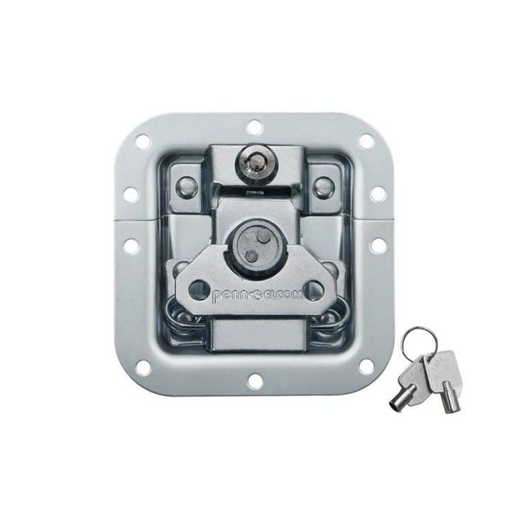 Medium MOL Recessed Latch with Key Lock in Deep Dish