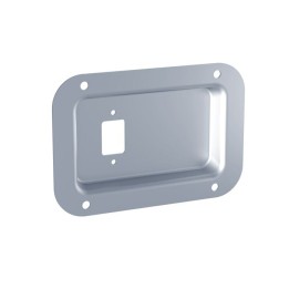 Medium PennBrite Dish Punched for 1 X IEC Power Inlet