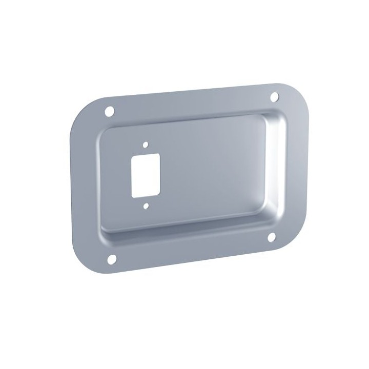 Medium PennBrite Dish Punched for 1 X IEC Power Inlet