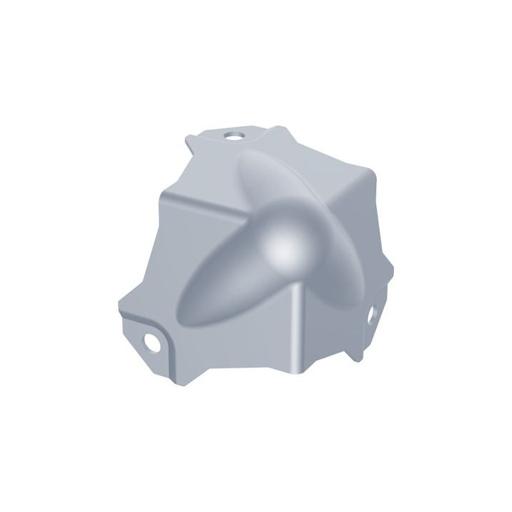 Medium PennBrite Zinc Ball Corner with 30mm Offset and 1mm Radius