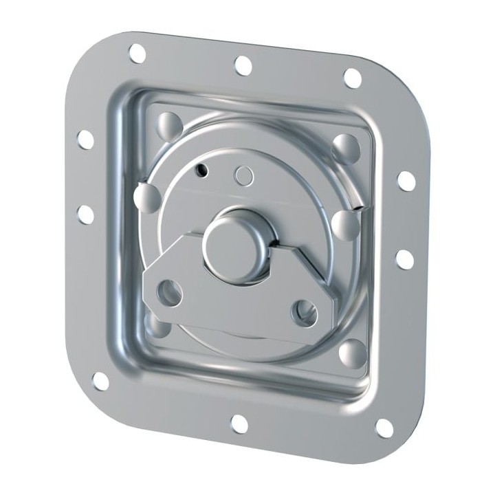 Medium Rotary Cam Latch in Shallow Dish