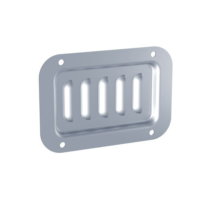 Medium Very Shallow PennBrite Dish with Vertical Louvre Vents