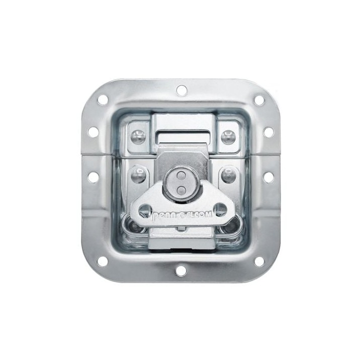 Medium SMOL3 Recessed Latch in Shallow Dish with 27mm Offset on Bottom Half