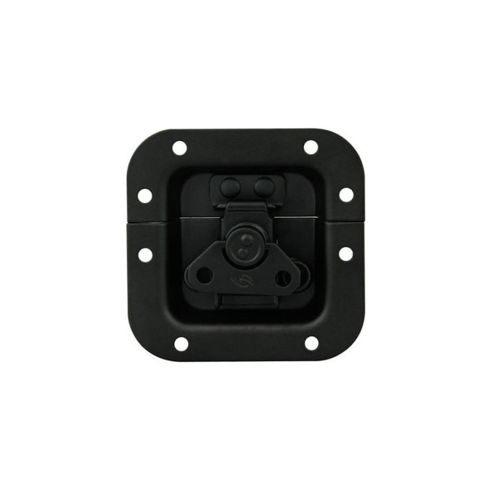 Mini Black Recessed Latch in Deep Dish