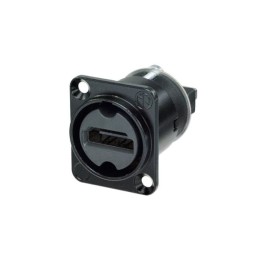 Neutrik HDMI Adaptor Feedthrough 19 pole D/Chassis NAHDMI-W-B