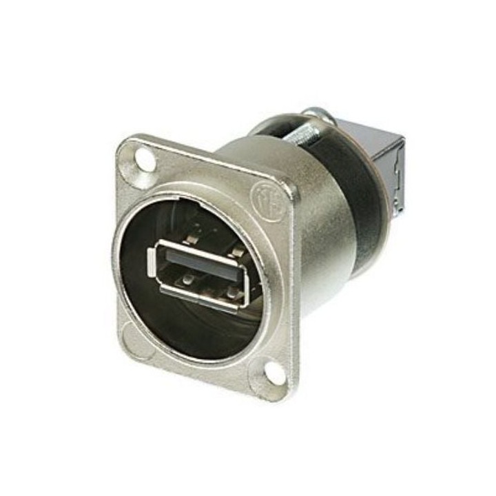 Neutrik USB Adaptor Reversible A to B type D/Chassis NAUSB-W