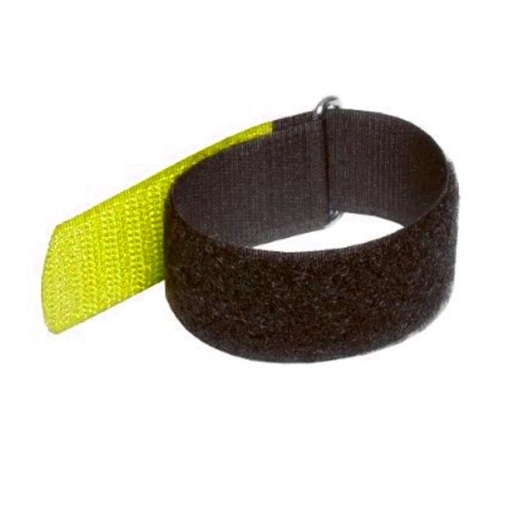 opaska kablowa o długości 170 mm z żółtą końcówką