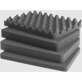 Grey, High density cubed foam 30mm for case MAX235H105