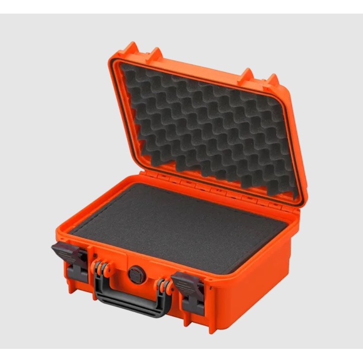 Orange, High Density cubed foams, INT 300x225xH132(33+99)mm, EXT 336x300xH148mm, 8,91L