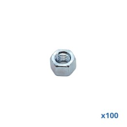 Pack of 100 x Zinc Cage Nut with M6 Thread
