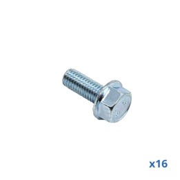 Pack of 16 x M6 Hex Bolt Screw with Fixed Ring - 20mm Long