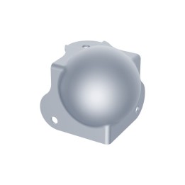 PennBrite Brace Ball Corner with 30mm Offset on One Leg and 1.5mm Radius