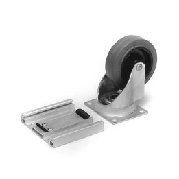 Plate for Castors with 78.5mm x 98.5mm x 2.5mm Top Plates