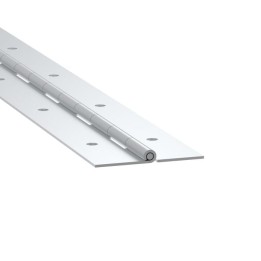 Punched Lightweight Aluminium Piano Hinge with 50.8mm Wide Leaf