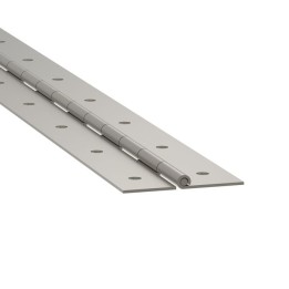 Punched Nickel Steel Piano Hinge with 51mm Wide Leaf