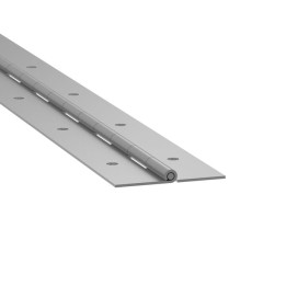 Punched Zinc Steel Piano Hinge with 50.8mm Wide Leaf