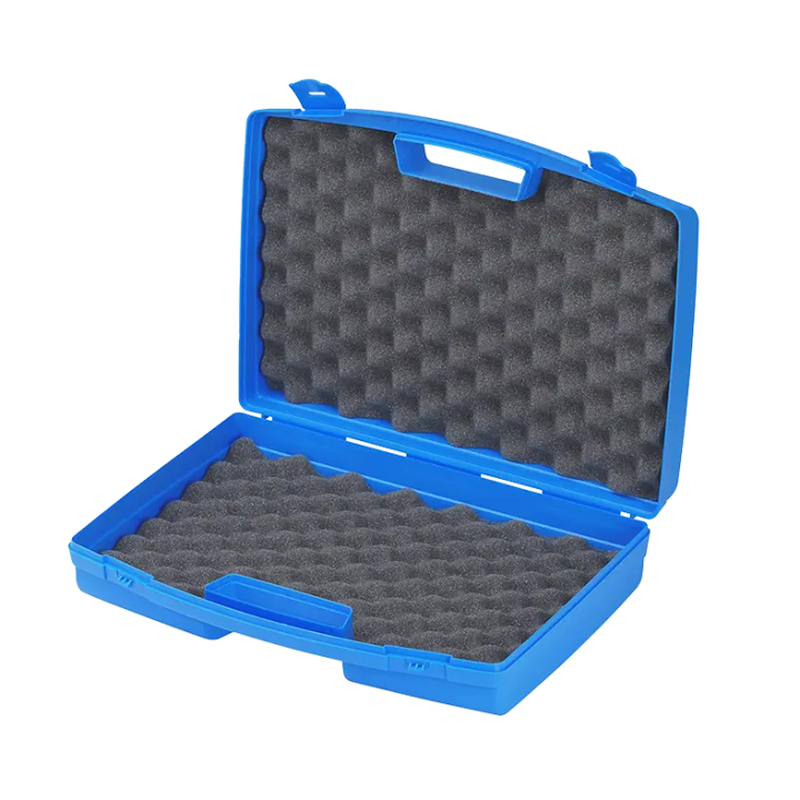 Red/Blue/Black,  Polypropylene case mm. 390 x 295 x 102 with 2 egg foams