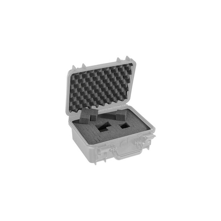 Grey, Kit high density foam inlays for case MAX430