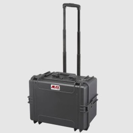 Black, empty with trolley, INT 500x350xH280(58+222)mm, EXT 555x437xH326mm, 5,88kg, 49L