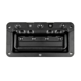 Slim Lid Black Recessed Handle with Rivet Protection