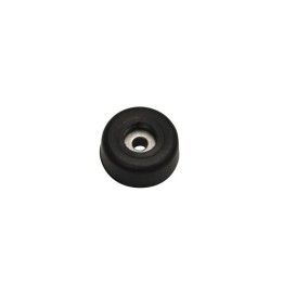 Small Black Rubber Foot with Steel Washer - 10mm High