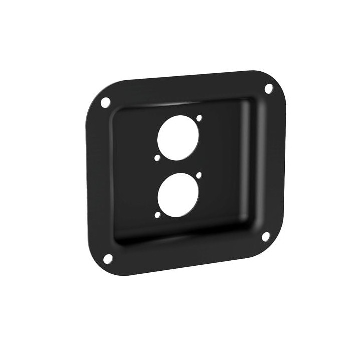 Small Black Dish for 2 x D-Series Connectors